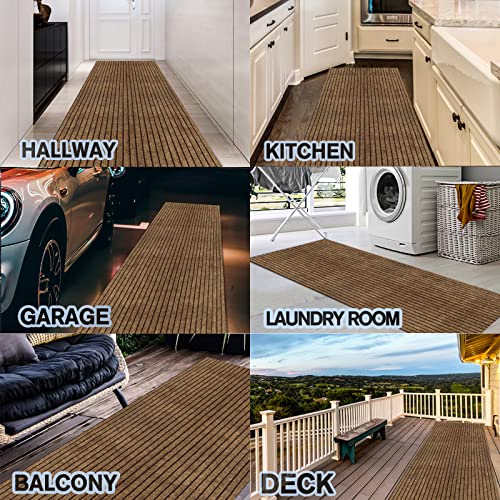 Custom Size Backed Non (Brown Strip / 2FT*39FT)