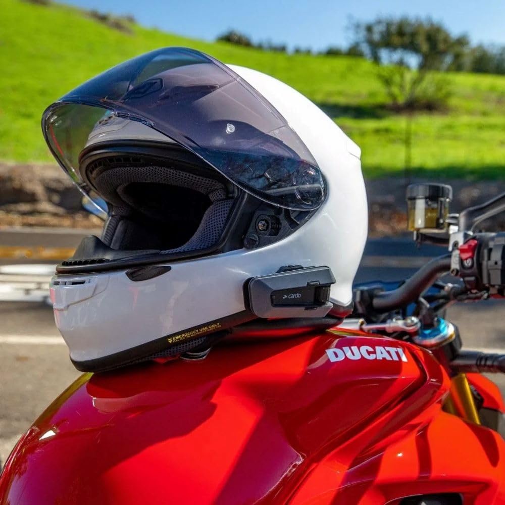 PACKTALK Edge Motorcycle Bluetooth Communication System Headset Intercom (Edge / Dual Pack)