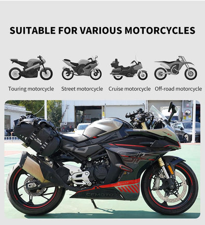 Motorcycle Saddle Bags Tail Bag (20L-Black)