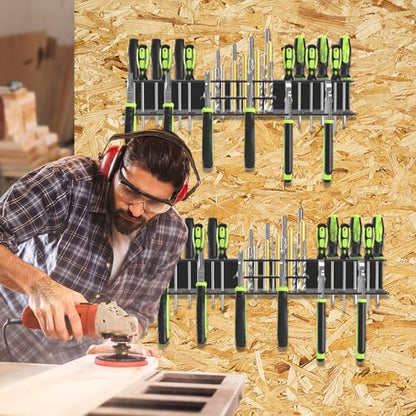 Screwdriver Holder Wall Mount (54 holes 2pc)