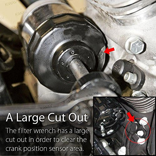 Oil Filter Cap Wrench Tool compatible for 1984 (76mm 14 Flutes)