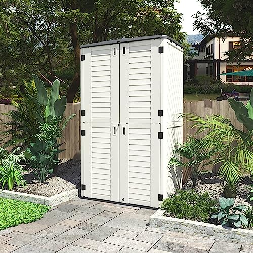 Storage Shed Weather Resistance (white / Tall Shed-53 cu ft)