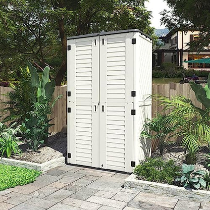 Storage Shed Weather Resistance (white / Tall Shed-53 cu ft)
