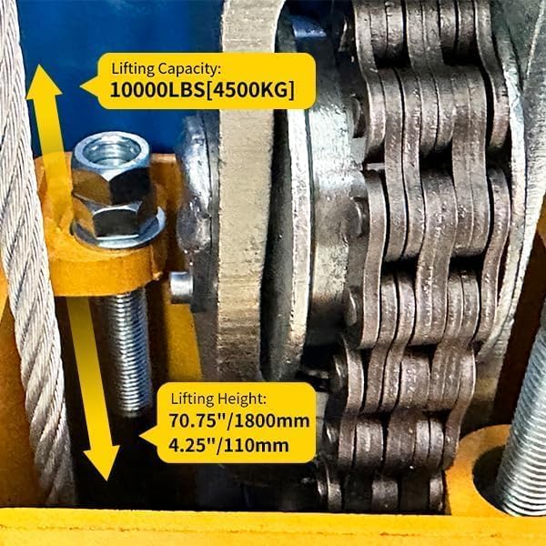 ME 10000lbs 2 Post Lift Car Lift Automotive Lift 2 Post Car Lift Hoist Equipment for Garage Shop Repair (10000)
