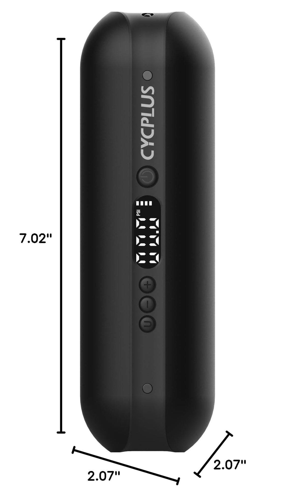 Portable Electric Tire Inflator Bike Pump (Black)