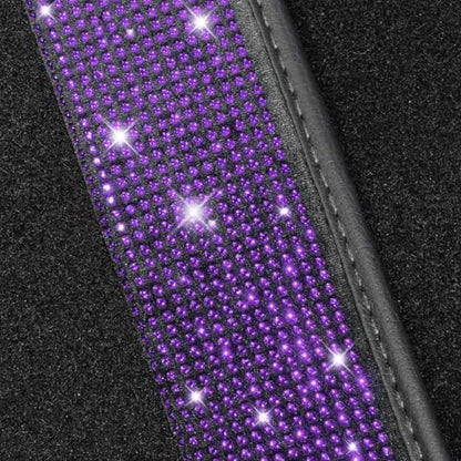 Purple Violet Bling Car Floor Mats Full Set (Purple Violet Diamond / Car Floor Mats (4 Pieces))