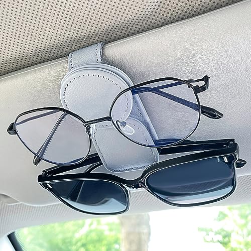 Sunglasses Holder for Car Visor (gray / 1 Pack)