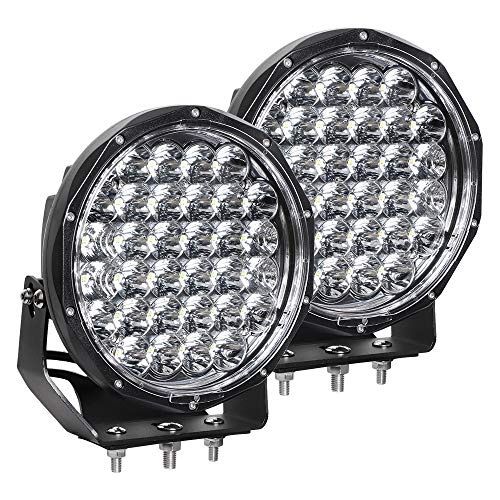 9 Inch Led Driving Lights Round (9 Inch 128W Clear)