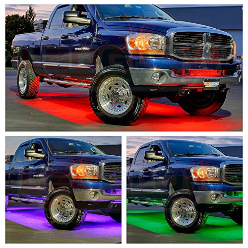 6pc Million Color Wireless LED Truck Underglow Lighting Kit