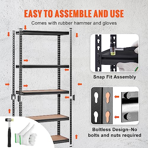 Storage Shelves 5 (36" L x 18" W x 72" H)