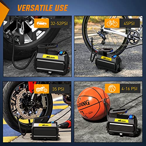 Digital Tire Inflator Air Compressor Portable Pump w (Air Compressor Pump With Digital Gauge)