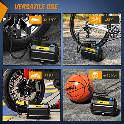 Digital Tire Inflator Air Compressor Portable Pump w (Air Compressor Pump With Digital Gauge)