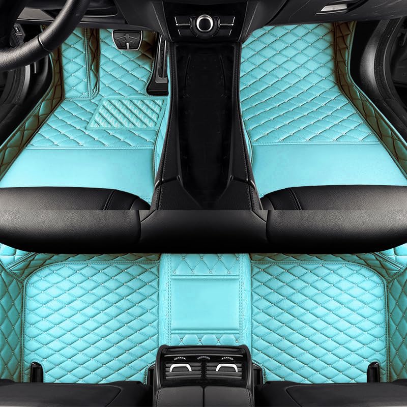 Customization Floor Mats and Cargo Mats are Suitable for 99% of Cars (sky blue / 3D Floor Mats)