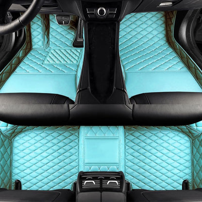 Customization Floor Mats and Cargo Mats are Suitable for 99% of Cars (sky blue / 3D Floor Mats)