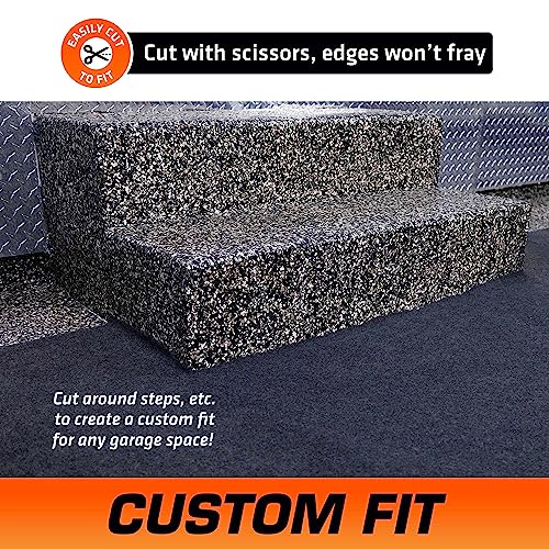 Garage Floor Runner Mat (Charcoal / 2'6" x 18' (Rectangular))
