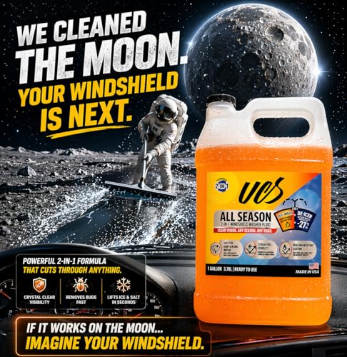 Advanced All Season Windshield Washer Fluid & Wiper Fluid (All Season / 128 Fl Oz (Pack of 1))
