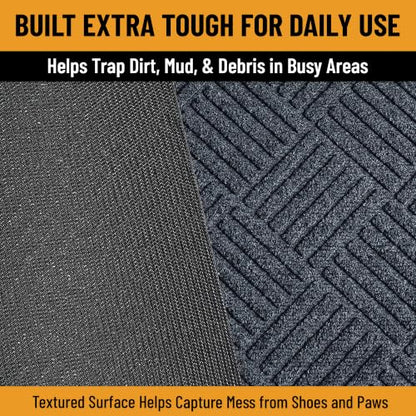 2x8 Runner Rug (Anthracite Diamond / 2' x 8' (Runner))