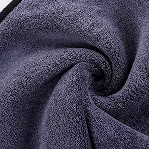Large Microfiber Drying Towel for Car (36 X 24inches,grey-blue,1pack)