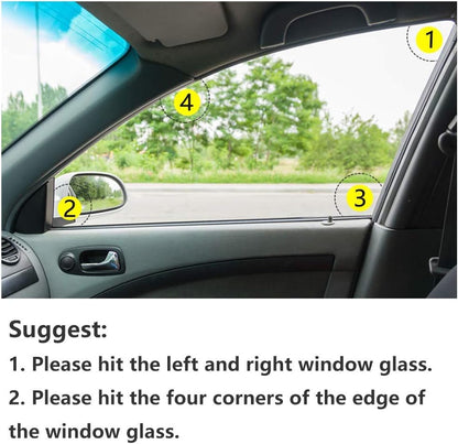 Car Window Breaker Seatbelt Cutter and Emergency Glass Breaker (Pink)