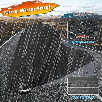 Motorcycle Cover for Touring Models Outdoor All Weather Protection (Side Box)