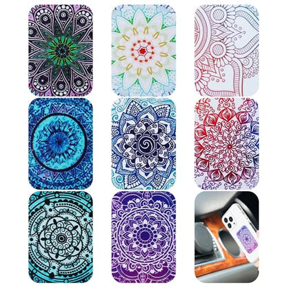 8 Pcs Cute Magnet for Phone Case Car Mount Sticker (Rectangle)