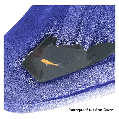 Car Seat Cover Protector Front Seats (2Pcs Front Seat Towel / Blue)