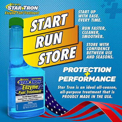 Star TRON Enzyme Fuel Treatment (8 Oz Treats 252 Gallons)