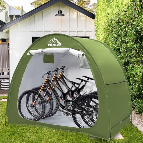 Bike Storage Tent for 2 (Arch Green - XL for 2-3 Bikes)