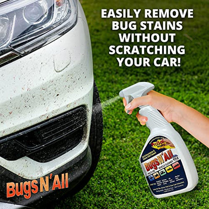 Bugs N’ All Multipurpose Car Cleaner & Degreaser (Multi-Surface Car Cleaner 4 oz)