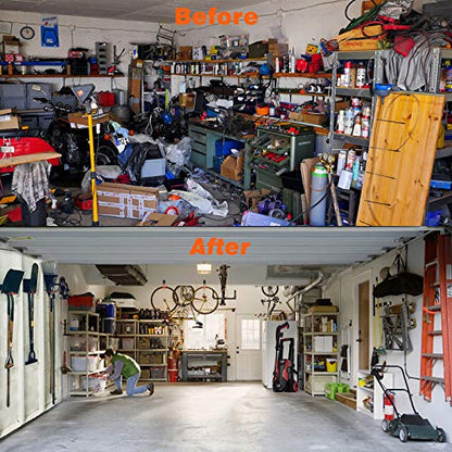 Garage Hooks Heavy Duty (Large J Hooks, 4 Pack)