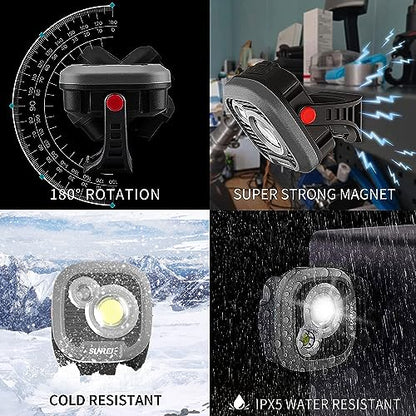 LED Rechargeable Magnetic Work Light SUNREI Mechanic Light (C1600 / Gary)