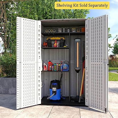 Storage Shed Weather Resistance (white / Tall Shed-53 cu ft)