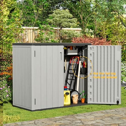 Large Outdoor Storage Box (37Cu.ft-Grey)