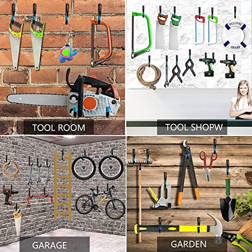Heavy Duty Steel Garage Storage Utility Hooks (4.1inch)