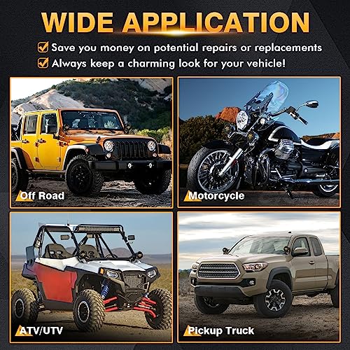 C4 Series 4 Inch Round Offroad Protective Lens Covers (C4 Series Light Covers)