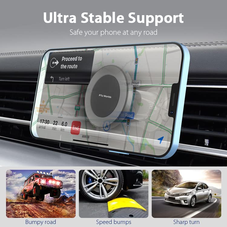 Magnetic Phone Holder for Car (Metal Hook)