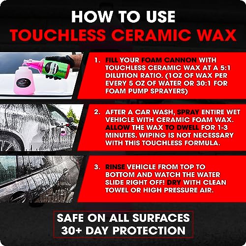 Swift Touchless Ceramic Foamable Wax (32 Fl Oz)