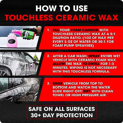 Swift Touchless Ceramic Foamable Wax (32 Fl Oz)