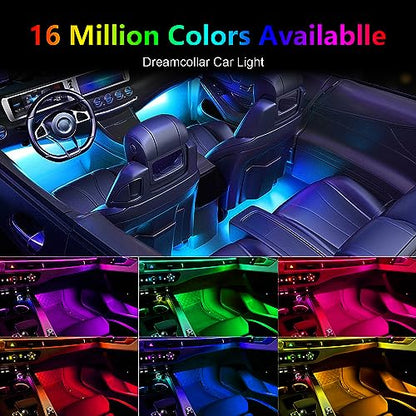 Acrylic Interior Car Lights (RGB 6 lights)