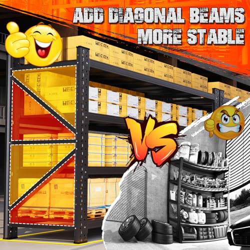 Garage Shelving Heavy Duty (70''H*60''W*23.6''D)