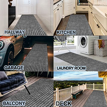 Custom Size Backed Non (Gray Strip / 2FT*3FT)