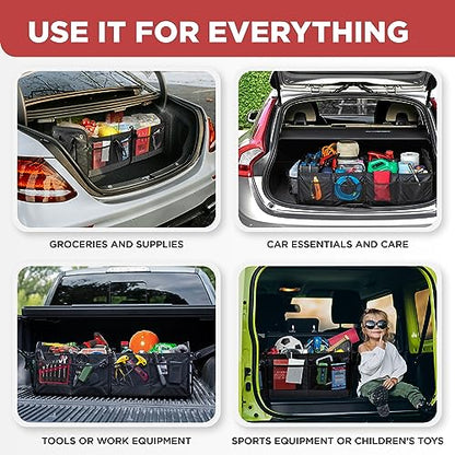 Car Trunk Organizer for SUV (ExtraLarge / Gray)