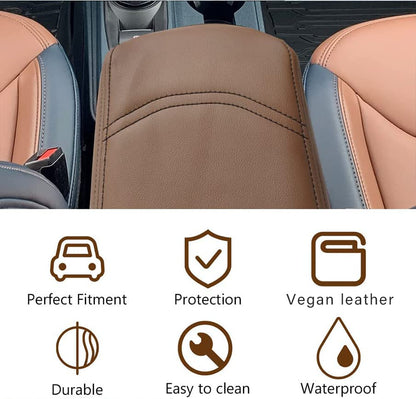 Armrest Cover for Ford Maverick 2022 (6) 22+ |Maverick| Dark Brown, Regular)