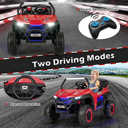 2 Seater Ride on Car for Kids (Red)
