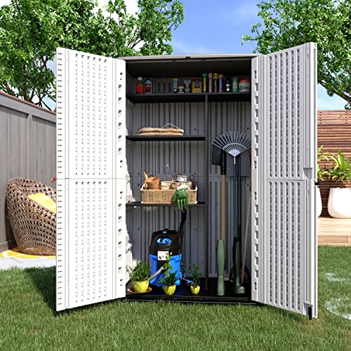 Metal Laminate Shelving Kit for Kinying Vertical Storage Cabinet (Black-07G)