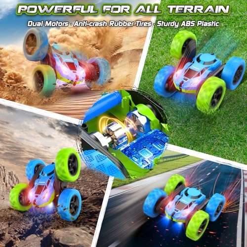 Blue Green RC Car for Kids (Blue&green Pro)