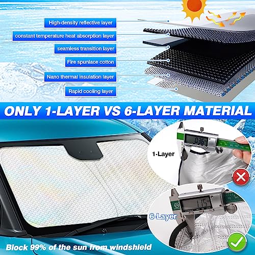 Windshield Sun Shade for 2022 (1PCS Nissan Pathfinder 2022-Present)