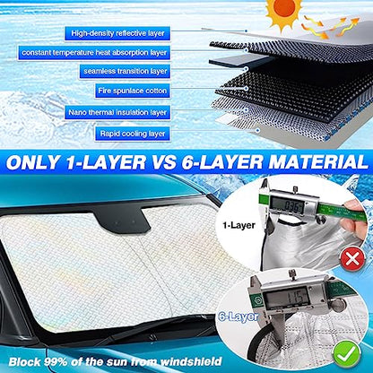 Windshield Sun Shade for 2022 (1PCS Nissan Pathfinder 2022-Present)