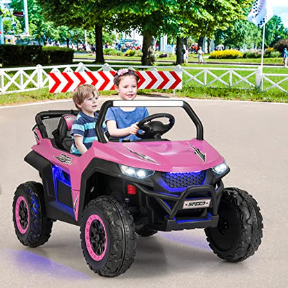 2 Seater Ride on Car for Kids (Pink)