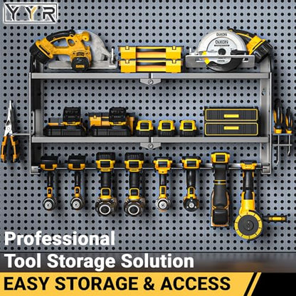 Power Tool Organizer Wall Mount (without Power Strip / Black)